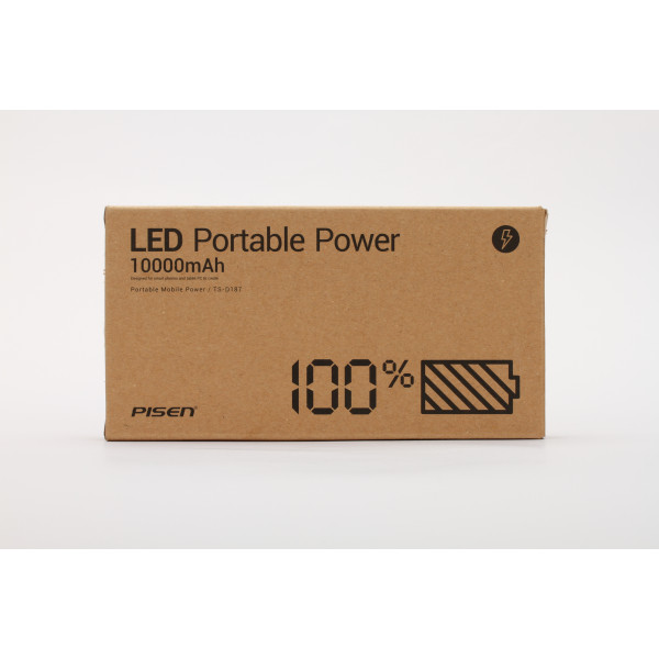 Wholesale LED portable power bank 10000 mAh